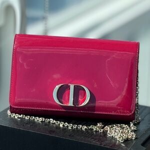 30 Montaigne Chain patent leather handbag